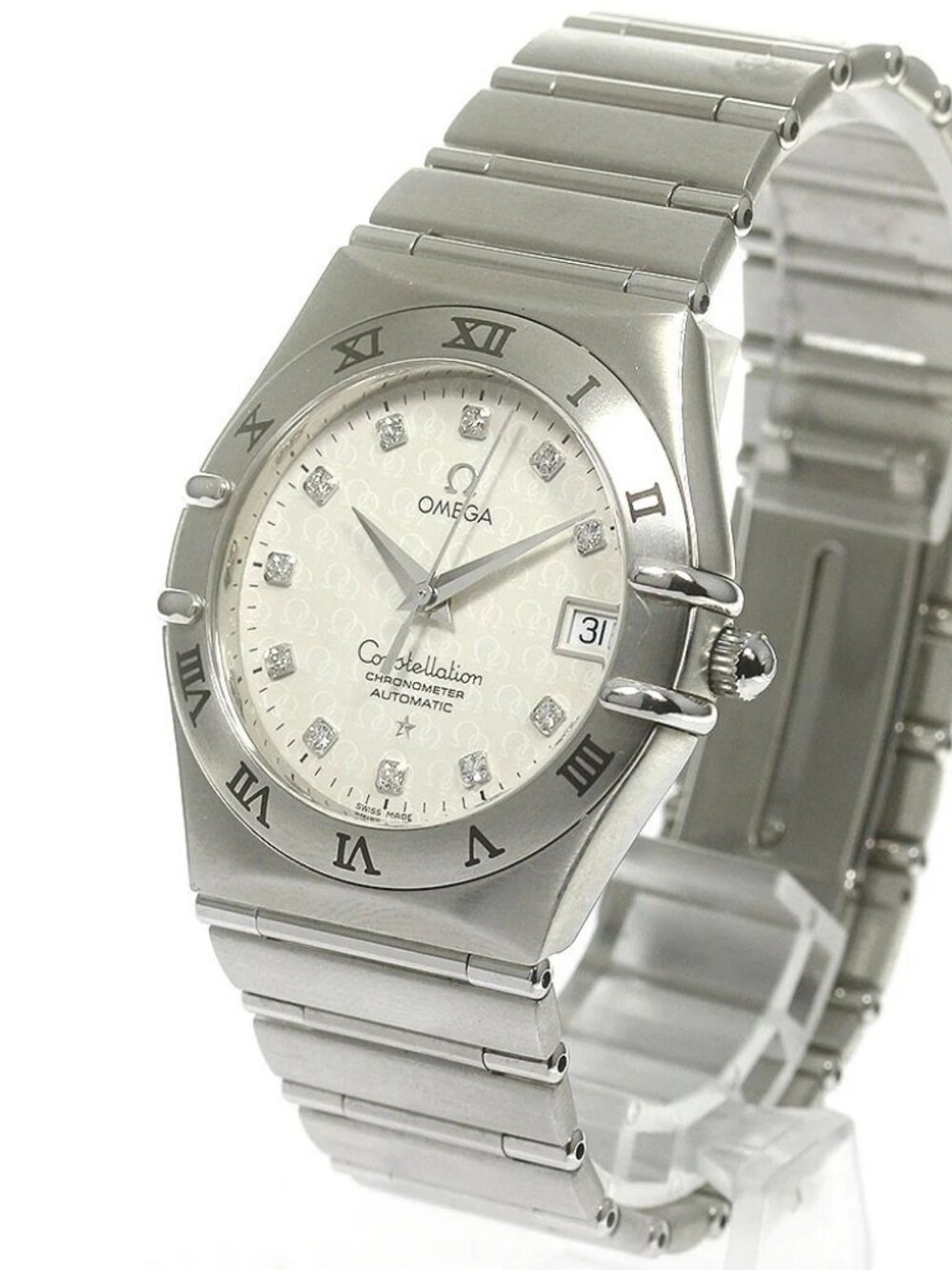OMEGA Constellation 1504.35 11P diamond Silver Dial Automatic Men's Watch_868295